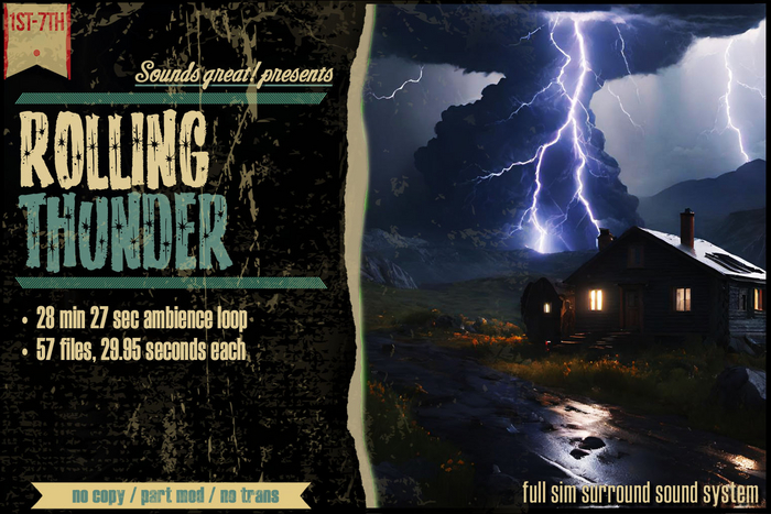 Sounds Great! Ambient System - Rolling Thunder