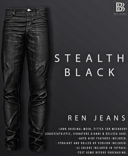 [BB] Ren Jeans Stealth Black