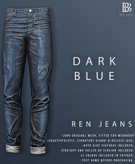 [BB] Ren Jeans Dark Blue