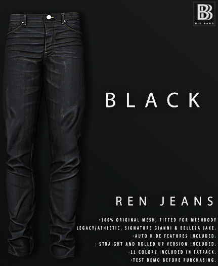[BB] Ren jeans Black