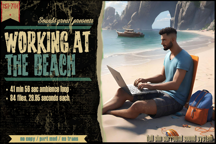 Sounds Great! Ambient System - Working at the Beach