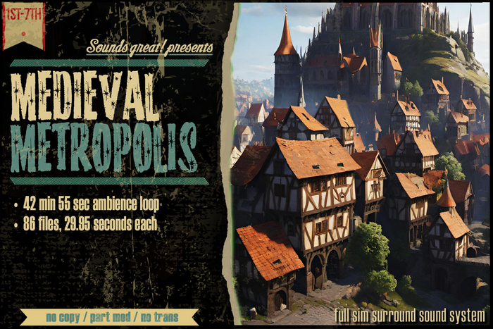 Sounds Great! Ambient System - Medieval Metropolis