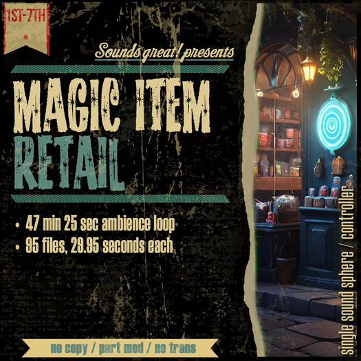 Sounds Great! Single Controller - Magic Item Retail
