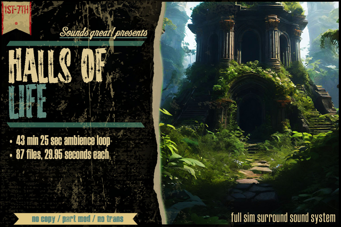 Sounds Great! Ambient System - Halls of Life