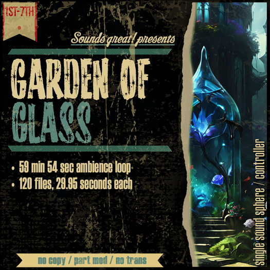 Sounds Great! Single Controller - Garden of Glass