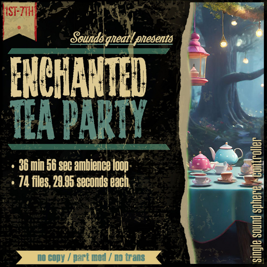 Sounds Great! Single Controller - Enchanted Forest Tea Party