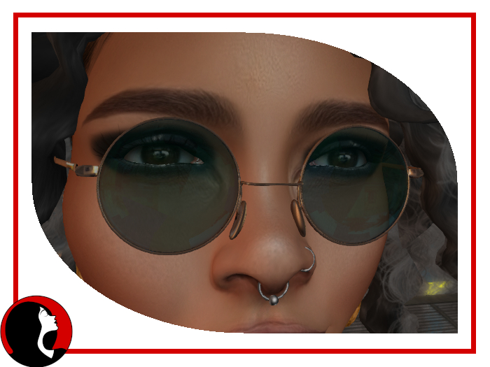 glasses-mod.Thin round gold
