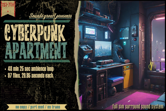 Sounds Great! Ambient System - Cyberpunk Apartment