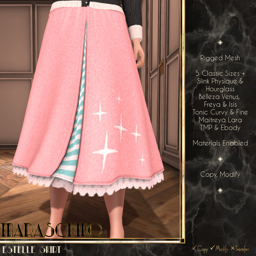 Maraschino - Estelle Skirt - Pink