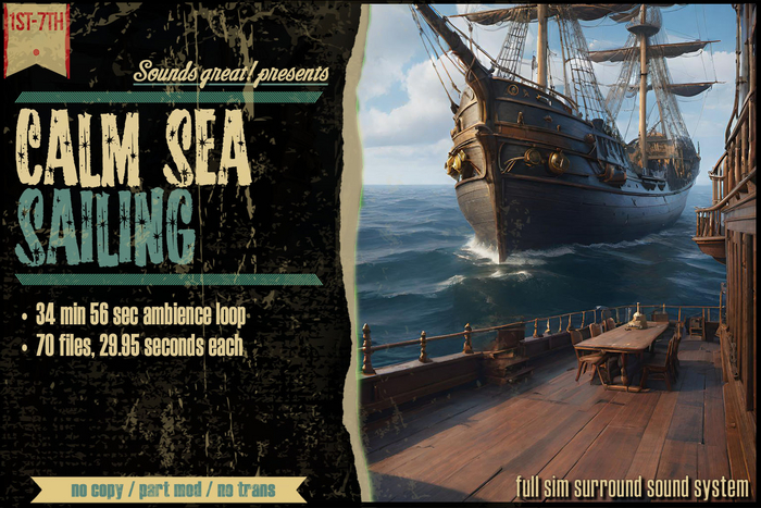 Sounds Great! Ambient System - Calm Sea Sailing