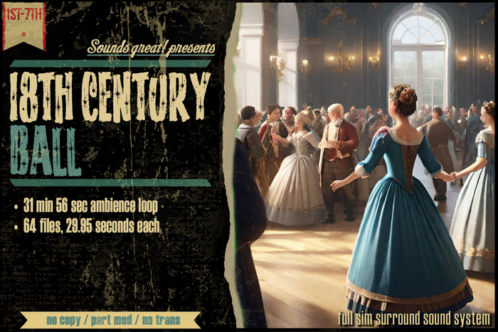Sounds Great! Ambient System - 18th Century Ball