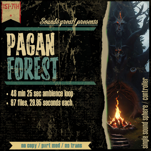 Sounds Great! Single Controller - Pagan Forest