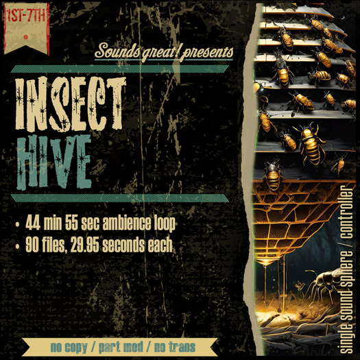 Sounds Great! Single Controller - Insect Hive