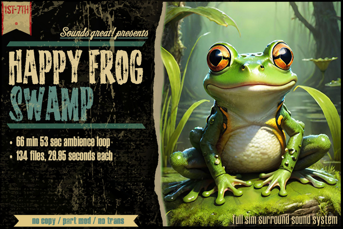 Sounds Great! Ambient System - Happy Frog Swamp