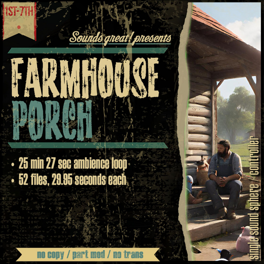 Sounds Great! Single Controller - Farmhouse Porch