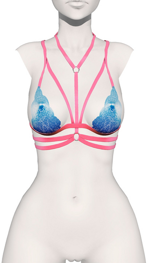 Rebelpill - Royal Collection Top Splashy Blue