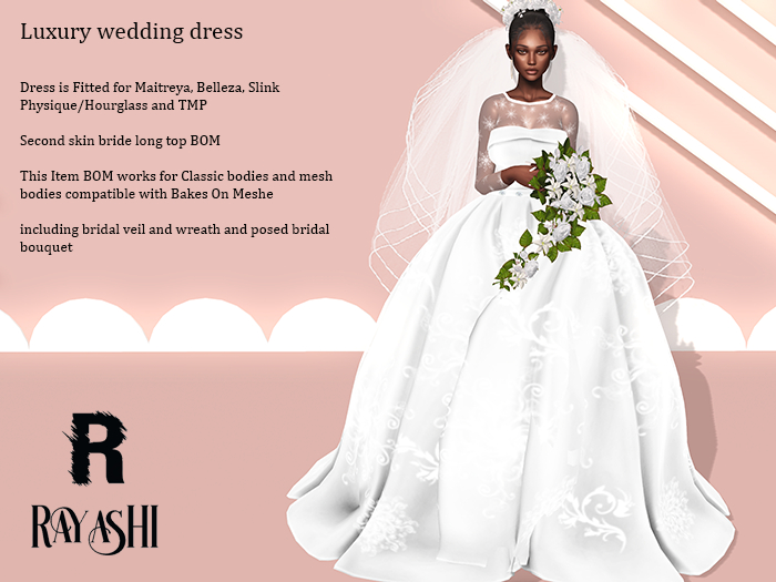 Luxury wedding dress