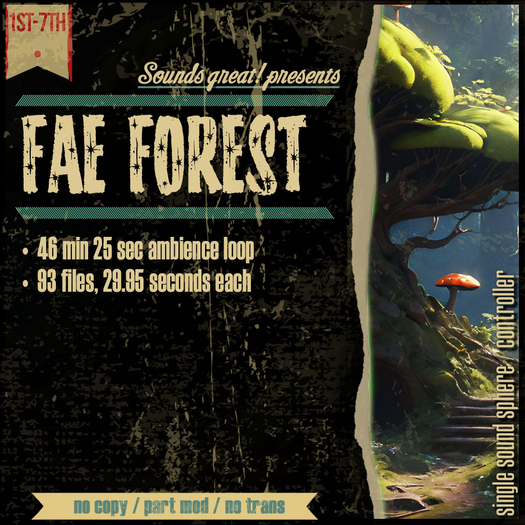 Sounds Great! Single Controller - Fae Forest