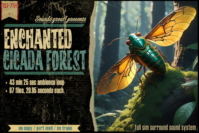 Sounds Great! Ambient System - Enchanted Cicada Forest