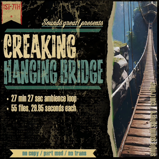 Sounds Great! Single Controller - Creaking Hanging Bridge