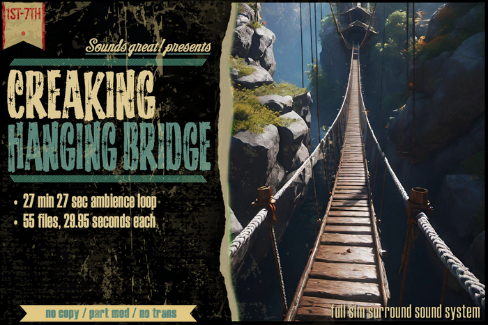 Sounds Great! Ambient System - Creaking Hanging Bridge