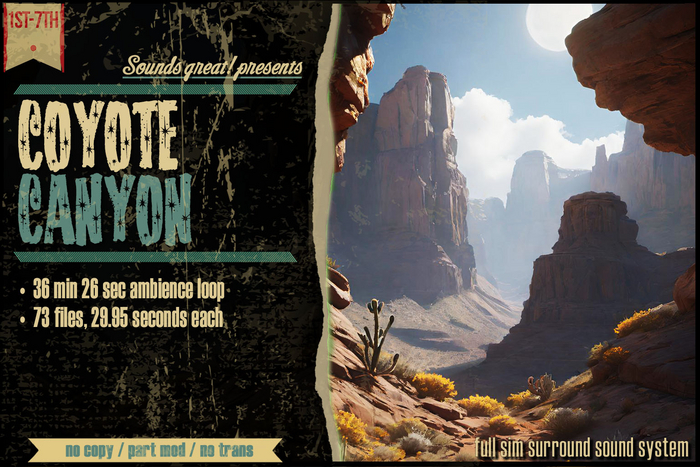 Sounds Great! Ambient System - Coyote Canyon