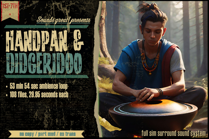 Sounds Great! Ambient System - Calming Handpan & Didgeridoo