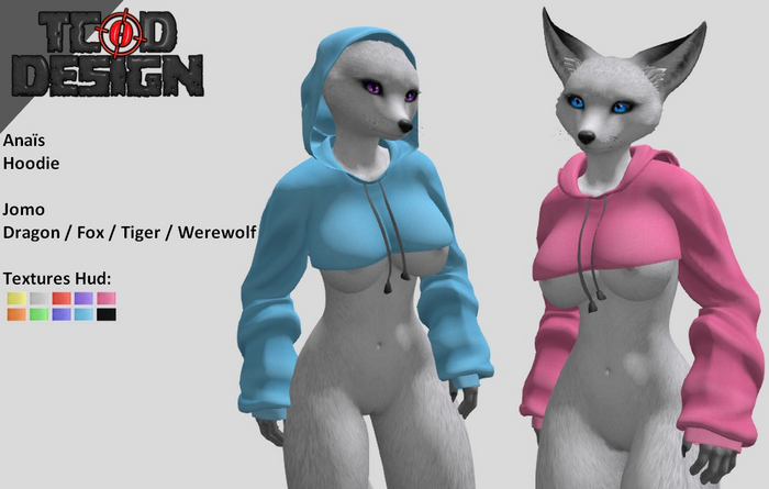 Hoodie Jomo ~ Anais [Textures Hud]. DEMO