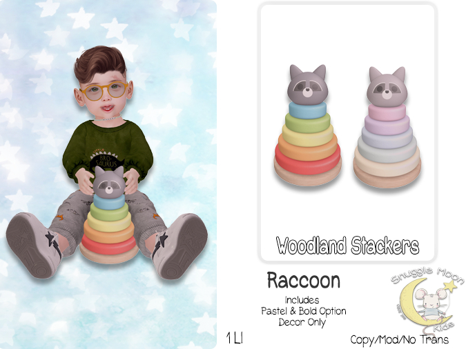 {SMK} Woodland Stacker - Raccoon