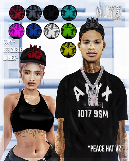 ALYX. Peace Hat V2 (Fat-Pack)