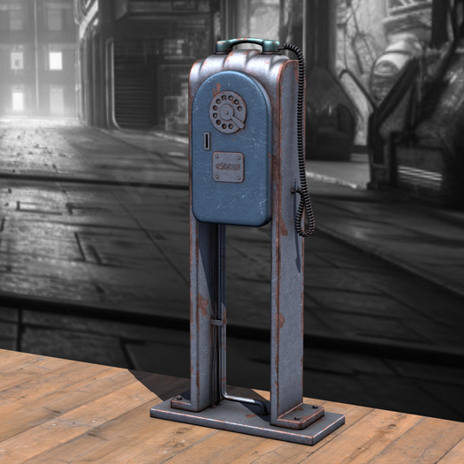 {Unflat Stuff} Fallout style pay phone