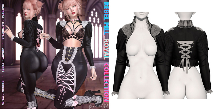 Rebelpill - Royal Collection Jacket Onyx