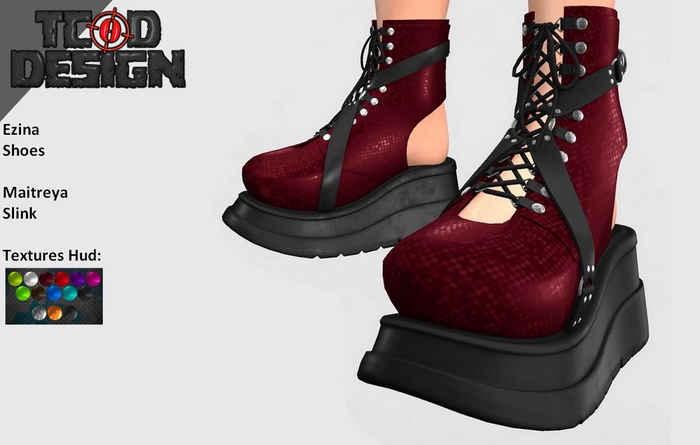 Ezina ~ Shoes [Textures Hud]. DEMO