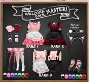 [KRR] Master's favourite maid dress <3 (Light set) RARE 1