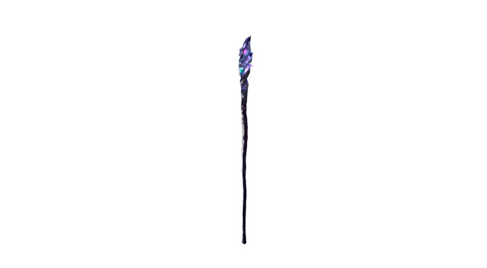 Crystal Wizard - Gnarled Staff