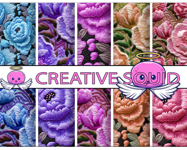 Rose Quilt Seamless Textures
