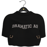 Little Star : Dramatic Tee [Muted Black]
