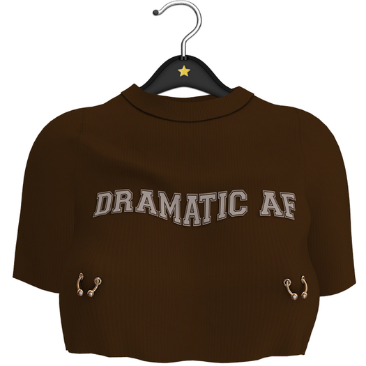 Little Star : Dramatic Tee [Muted Cocoa]