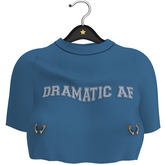 Little Star : Dramatic Tee [Muted Cornflower]
