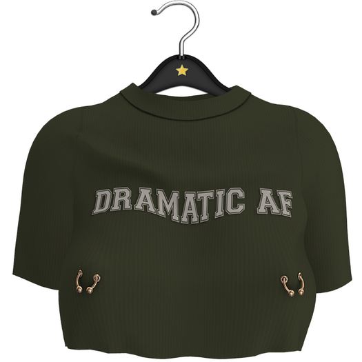 Little Star : Dramatic Tee [Muted Khaki]
