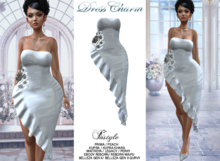 PROMO! InStyle Dress .::Charm::..-White latex