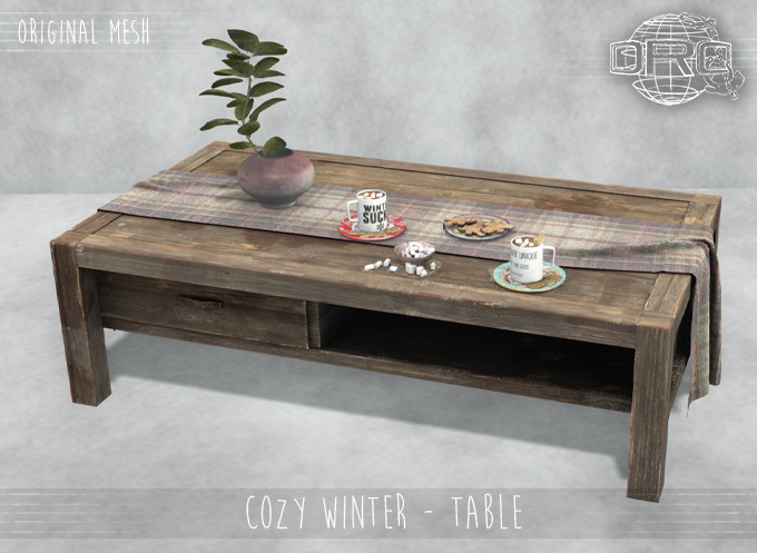 -DRD- Cozy Winter - Table