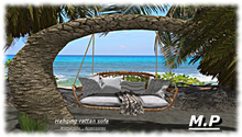 M.P hanging rattan sofa