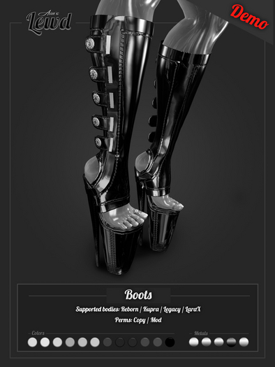 Ava's Lewd: [demo]Boots V1 (wear me)