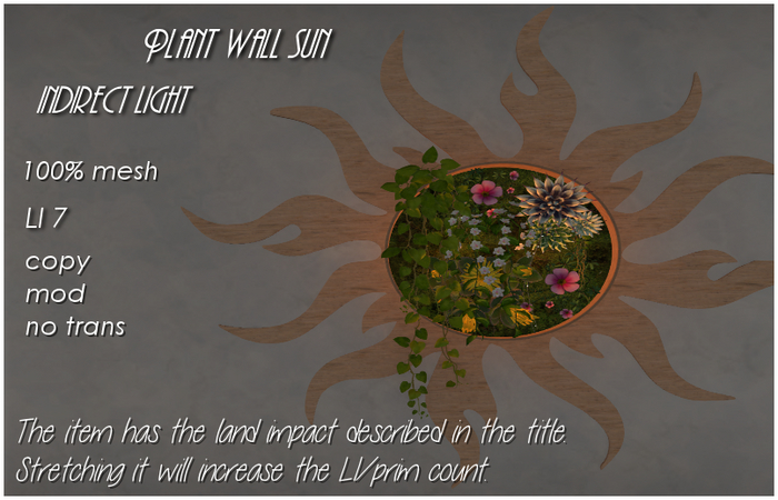 Plant wall sun