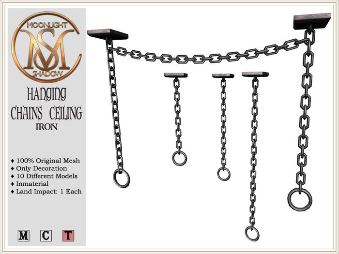 [MoonSha] Hanging Chains Ceiling - Iron