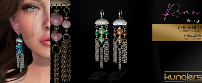 KUNGLERS - Rian earrings