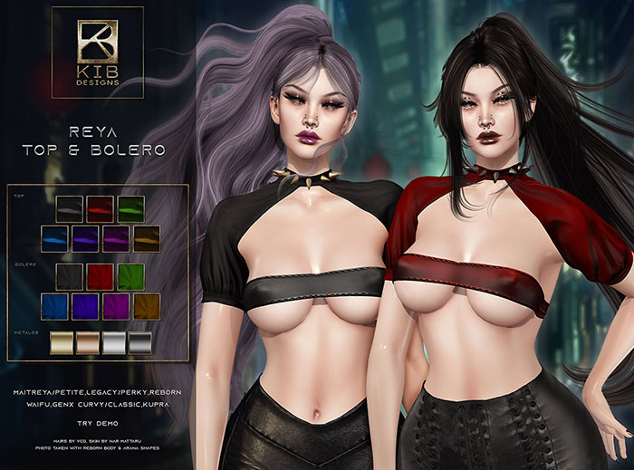 KiB Designs - Reya Top & Bolero