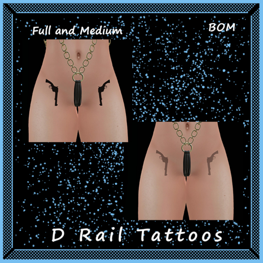 Guns Hip Tattoo – BOM