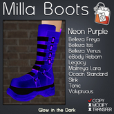 ~TL~ Milla Boots Neon Purple